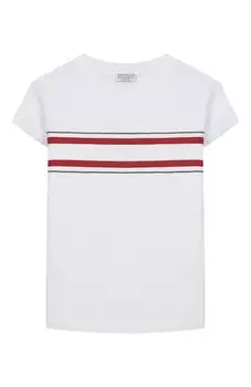 Хлопковая футболка Brunello Cucinelli