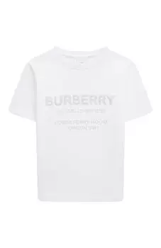 Хлопковая футболка Burberry