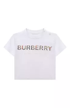 Хлопковая футболка Burberry