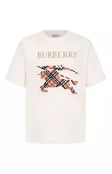 Хлопковая футболка Burberry