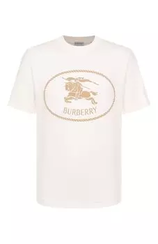Хлопковая футболка Burberry
