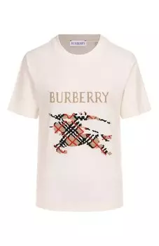 Хлопковая футболка Burberry