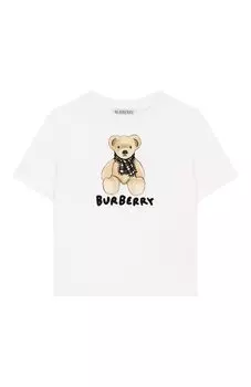 Хлопковая футболка Burberry