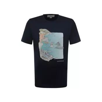 Хлопковая футболка Canali