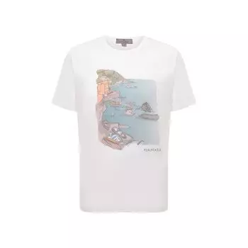 Хлопковая футболка Canali