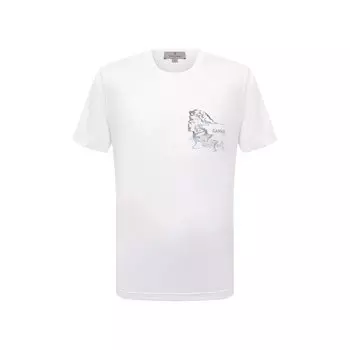 Хлопковая футболка Canali