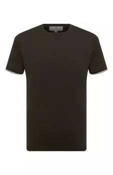 Хлопковая футболка Canali