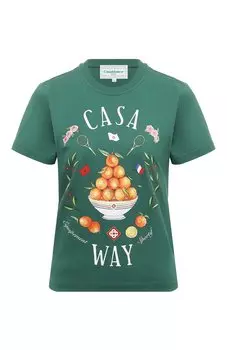 Хлопковая футболка Casablanca