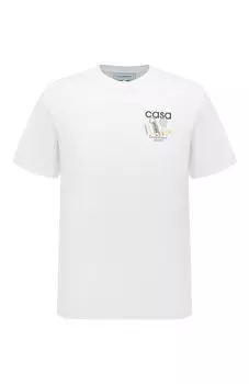 Хлопковая футболка Casablanca