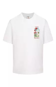 Хлопковая футболка Casablanca