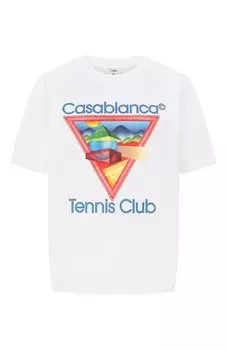 Хлопковая футболка Casablanca