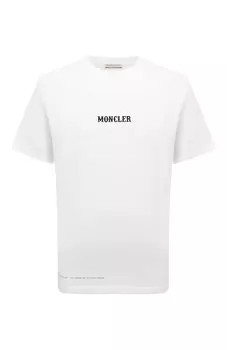 Хлопковая футболка Circus 7 Moncler FRGMT Hiroshi Fujiwara Moncler Genius