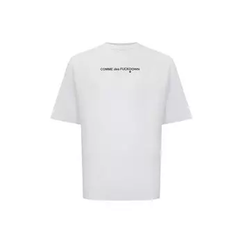 Хлопковая футболка Comme des Fuckdown