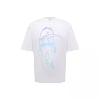 Хлопковая футболка Comme des Fuckdown