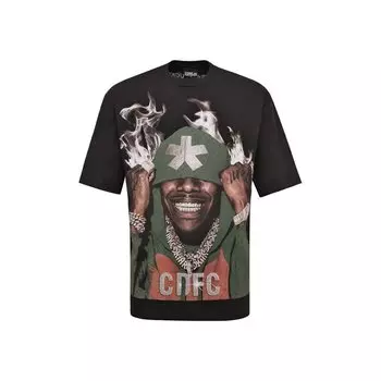 Хлопковая футболка Comme des Fuckdown