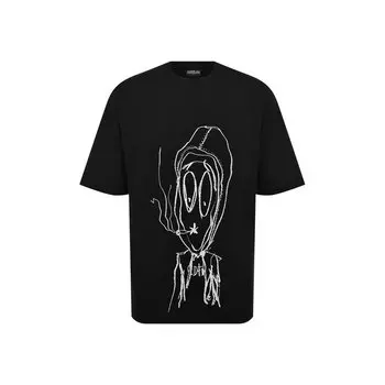 Хлопковая футболка Comme des Fuckdown