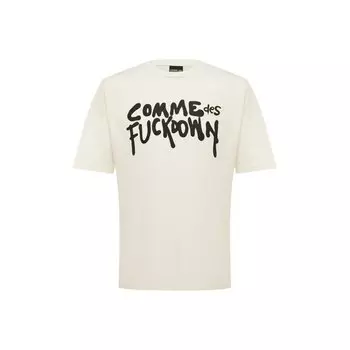Хлопковая футболка Comme des Fuckdown