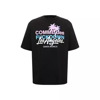 Хлопковая футболка Comme des Fuckdown