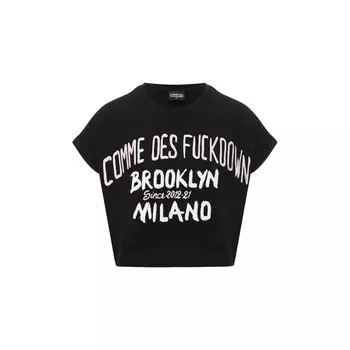 Хлопковая футболка Comme des Fuckdown