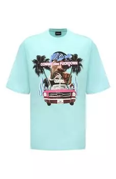 Хлопковая футболка Comme des Fuckdown