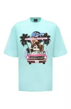 Хлопковая футболка Comme des Fuckdown