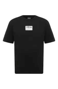 Хлопковая футболка Comme des Fuckdown