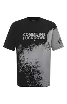Хлопковая футболка Comme des Fuckdown