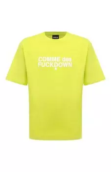 Хлопковая футболка Comme des Fuckdown