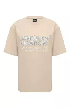 Хлопковая футболка Comme des Fuckdown