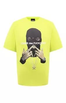 Хлопковая футболка Comme des Fuckdown
