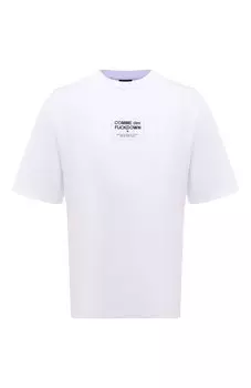Хлопковая футболка Comme des Fuckdown