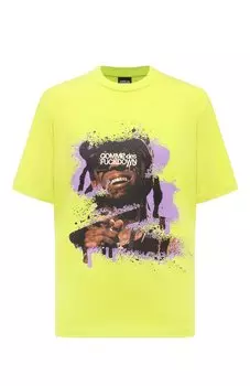 Хлопковая футболка Comme des Fuckdown