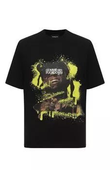 Хлопковая футболка Comme des Fuckdown