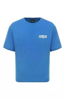 Хлопковая футболка Comme des Fuckdown