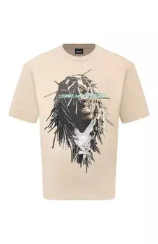 Хлопковая футболка Comme des Fuckdown