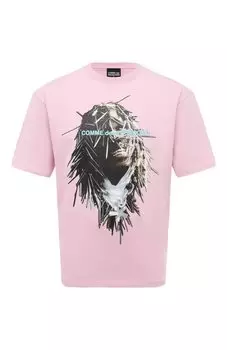 Хлопковая футболка Comme des Fuckdown