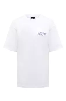 Хлопковая футболка Comme des Fuckdown