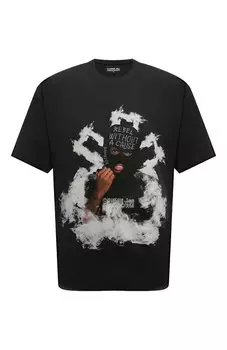 Хлопковая футболка Comme des Fuckdown