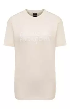Хлопковая футболка Comme des Fuckdown