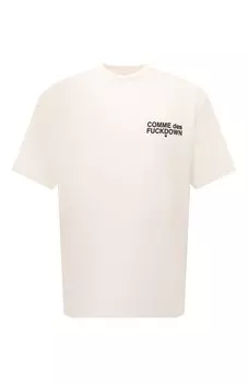 Хлопковая футболка Comme des Fuckdown