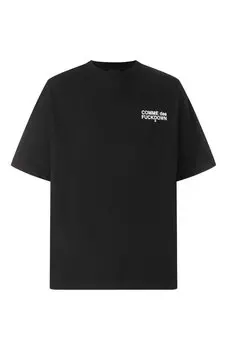 Хлопковая футболка Comme des Fuckdown