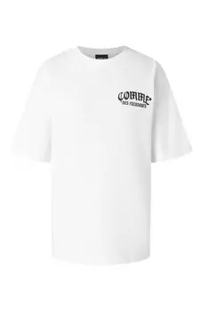 Хлопковая футболка Comme des Fuckdown