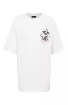 Хлопковая футболка Comme des Fuckdown