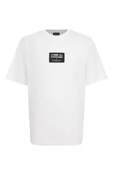 Хлопковая футболка Comme des Fuckdown