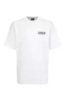 Хлопковая футболка Comme des Fuckdown