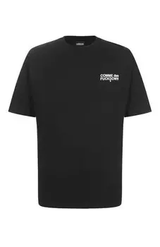 Хлопковая футболка Comme des Fuckdown