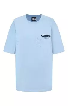 Хлопковая футболка Comme des Fuckdown