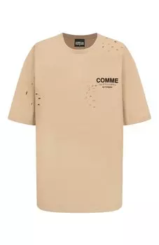 Хлопковая футболка Comme des Fuckdown
