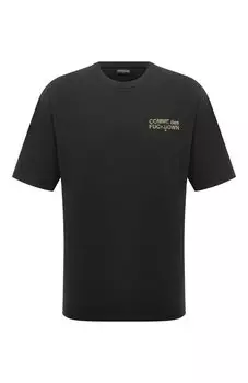 Хлопковая футболка Comme des Fuckdown