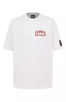 Хлопковая футболка Comme des Fuckdown